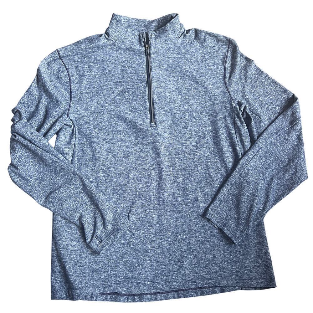 LULULEMON Jacket Mens M Blue Surge 1/2 Zip Pullover M3AN8S - Picture 1 of 7